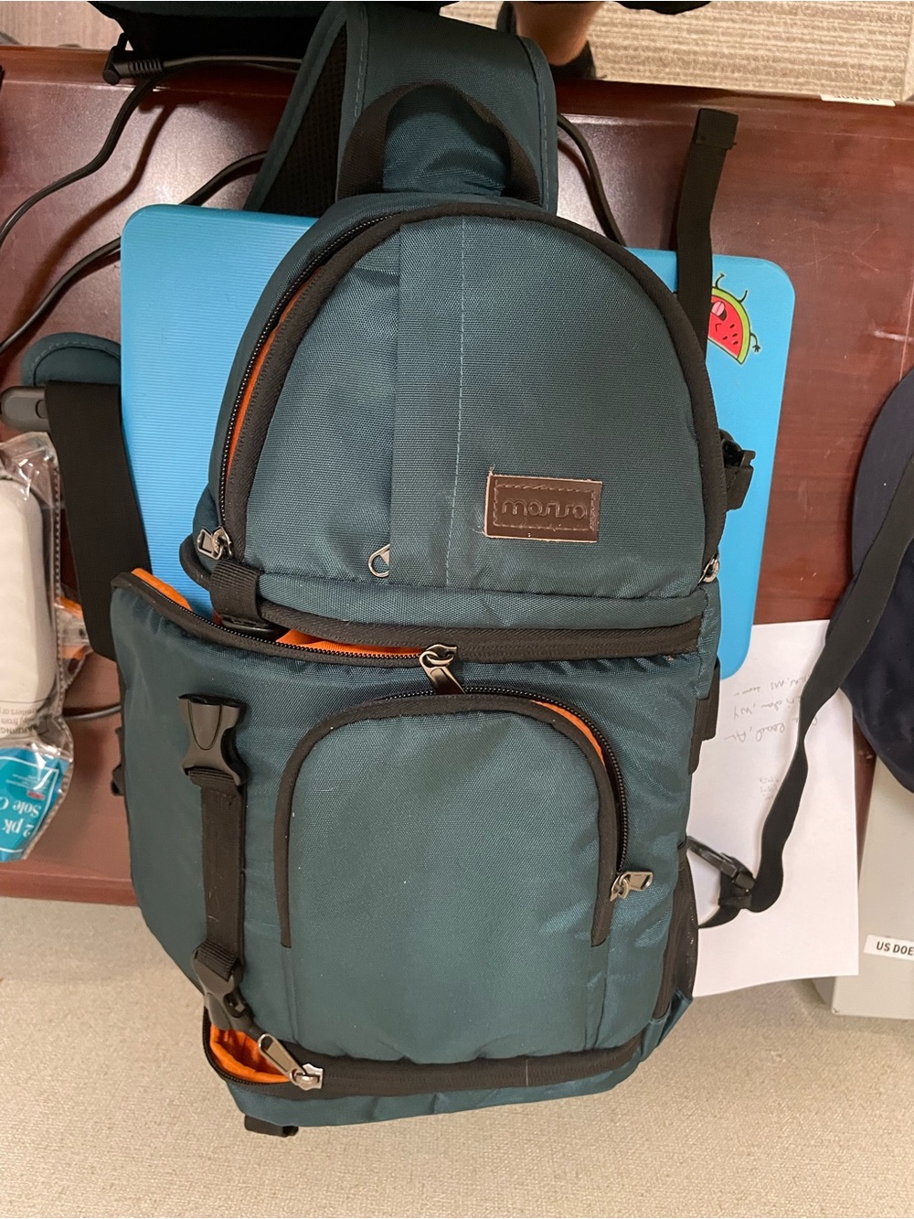 MOSISO Camera Sling Backpack Shockproof Deep Teal